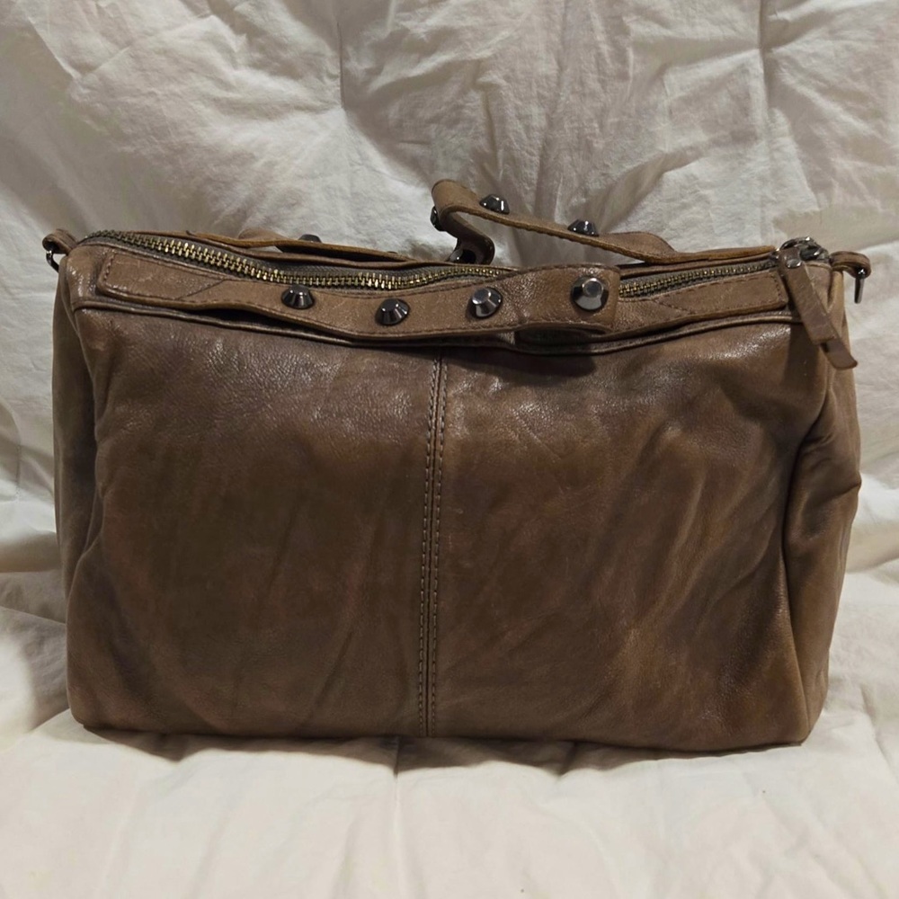 Vintage J.Crew Brown Leather Bag